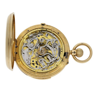 English 18K gold highly complicated lever watch Circa 1889