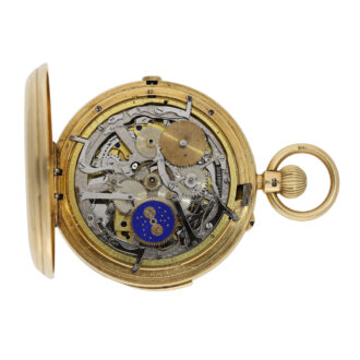English 18K gold highly complicated lever watch Circa 1889