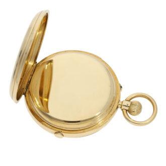English 18K gold highly complicated lever watch Circa 1889