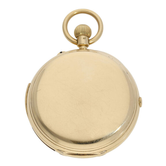 English 18K gold highly complicated lever watch Circa 1889 English 18K gold highly complicated lever watch Circa 1889