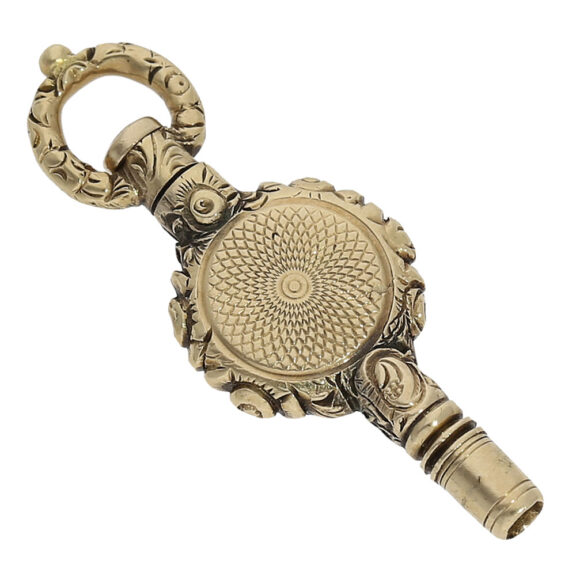 Important Swiss rose gold open faced deck watch Circa 1820 Important Swiss rose gold open faced deck watch Circa 1820