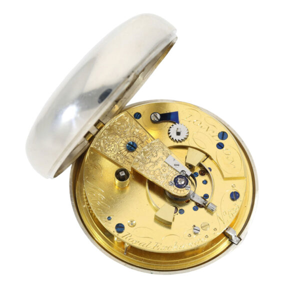 Fine English heavy silver pair cased chronometer Circa 1816 Fine English heavy silver pair cased chronometer Circa 1816