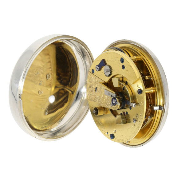 Fine English heavy silver pair cased chronometer Circa 1816 Fine English heavy silver pair cased chronometer Circa 1816