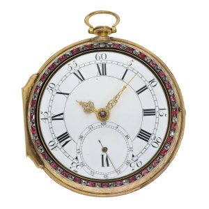Early English fire-gilt verge for the Chinese market Circa 1770