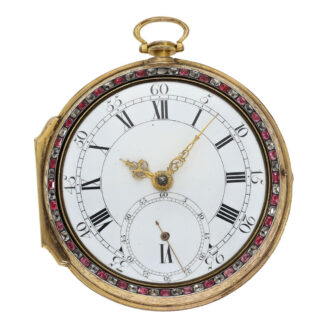 Early English fire-gilt verge for the Chinese market Circa 1770