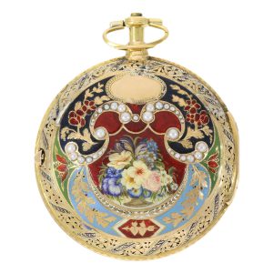 Very early English verge clock watch made for the Turkish market Circa 1785