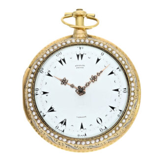 Very early English verge clock watch made for the Turkish market Circa 1785