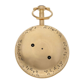 Important English gold repeating clock watch Circa 1800 Important English gold repeating clock watch Circa 1800