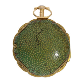 Important English gold repeating clock watch Circa 1800 Important English gold repeating clock watch Circa 1800