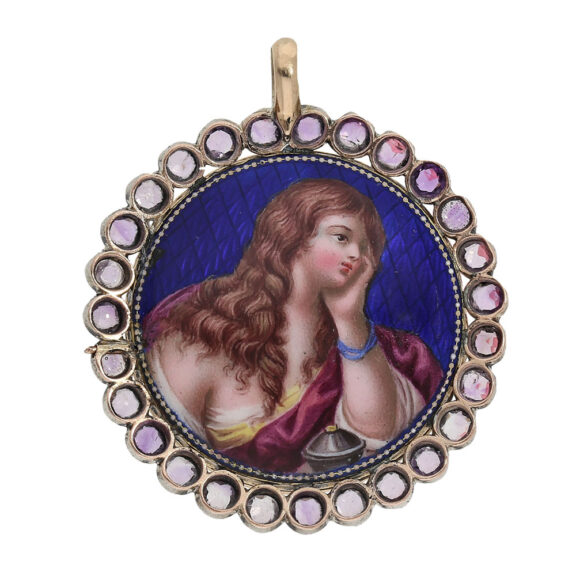 Probably unique verge miniature pendant watch Circa 1800