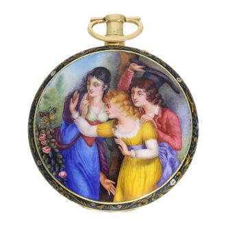 Swiss repeating cylinder watch for the Chinese market Circa 1800 Swiss repeating cylinder watch for the Chinese market Circa 1800