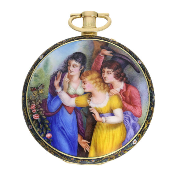 Swiss repeating cylinder watch for the Chinese market Circa 1800 Swiss repeating cylinder watch for the Chinese market Circa 1800