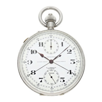 Swiss split-seconds chronograph deck chronometer Circa 1930