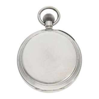 Extremely rare Swiss steel open faced deck chronometer Circa 1915