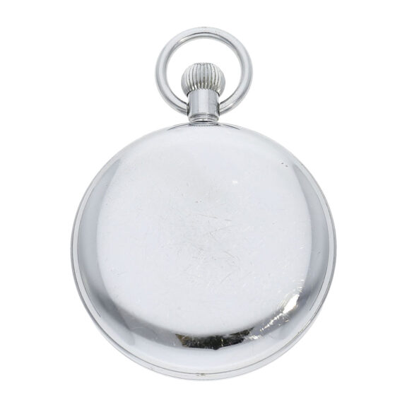 Large French chrome-plated chronograph deck watch Circa 1945-1950 Large French chrome-plated chronograph deck watch Circa 1945-1950