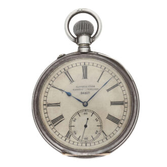 Important German silver half-second deck chronometer Circa 1914