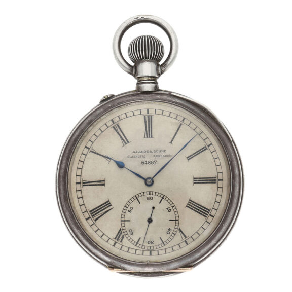 Important German silver half-second deck chronometer Circa 1914