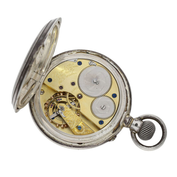 Important German silver half-second deck chronometer Circa 1914 Important German silver half-second deck chronometer Circa 1914