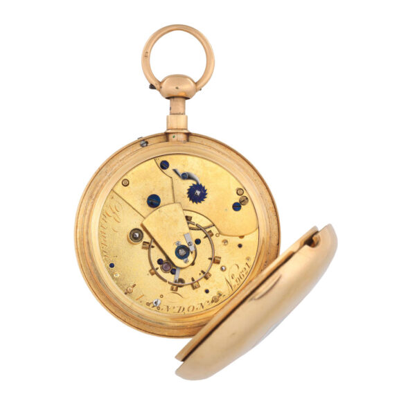 English gold minute repeating pocket chronometer Circa 1829