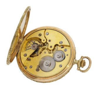 Swiss 14K gold hunting cased Art Deco lever watch Circa 1925 Swiss 14K gold hunting cased Art Deco lever watch Circa 1925