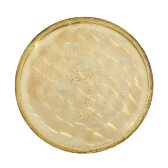 Swiss 18K gold open faced Art Deco dress watch Circa 1935 Swiss 18K gold open faced Art Deco dress watch Circa 1935