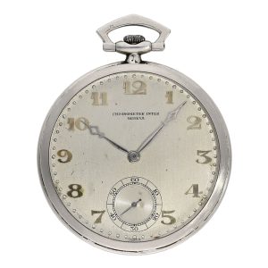 Swiss platinum open faced lever dress watch Circa 1925
