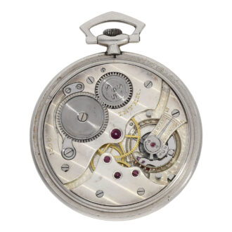 Swiss platinum open faced lever dress watch Circa 1925