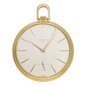 High-quality Swiss gold open faced dress watch Circa 1961