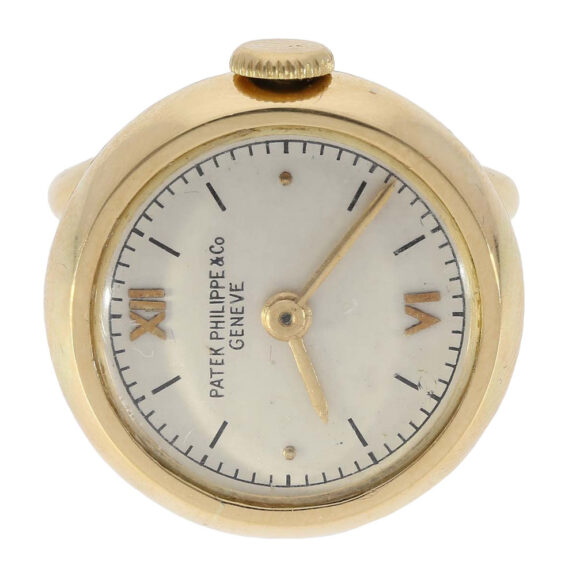 Extraordinary Swiss 18K gold lever ring watch Circa 1935 Extraordinary Swiss 18K gold lever ring watch Circa 1935