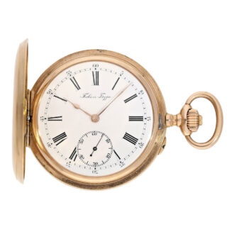 Danish rose gold hunting cased ankerchronometer Circa 1900 Danish rose gold hunting cased ankerchronometer Circa 1900