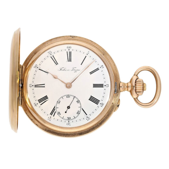 Danish rose gold hunting cased ankerchronometer Circa 1900 Danish rose gold hunting cased ankerchronometer Circa 1900
