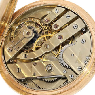 Danish rose gold hunting cased ankerchronometer Circa 1900 Danish rose gold hunting cased ankerchronometer Circa 1900