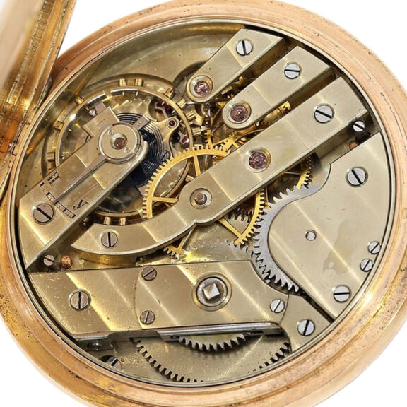 Danish rose gold hunting cased ankerchronometer Circa 1900 Danish rose gold hunting cased ankerchronometer Circa 1900