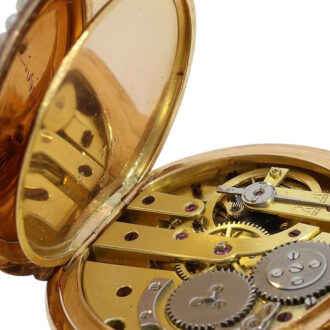 Very fine French pendant watch with chatelaine Circa 1880