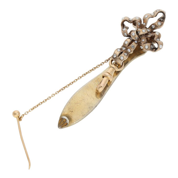 Very fine French pendant watch with chatelaine Circa 1880 Very fine French pendant watch with chatelaine Circa 1880