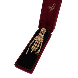 Very fine French 18K rose gold Louis XV chatelaine Circa 1890
