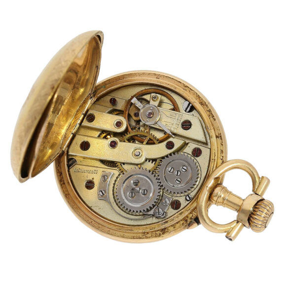 Rare Swiss gold Art Nouveau cylinder watch Circa 1900 Rare Swiss gold Art Nouveau cylinder watch Circa 1900