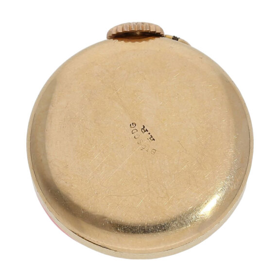 American gold, diamond and ruby-set buttonhole watch Circa 1900 American gold, diamond and ruby-set buttonhole watch Circa 1900
