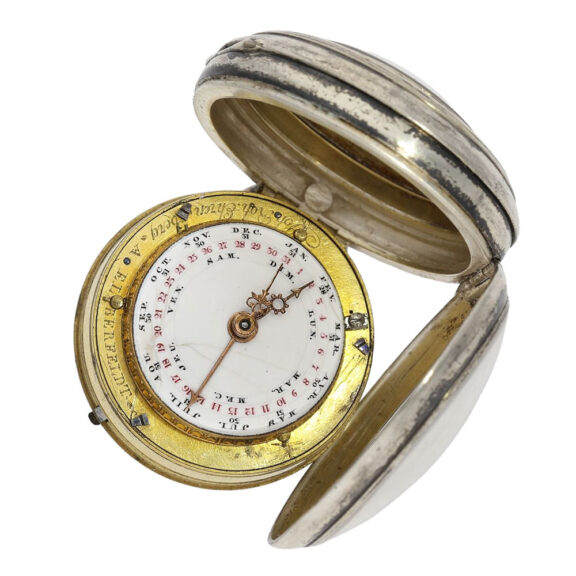 German double-sided astronomical watch with triple calendar Circa 1790 German double-sided astronomical watch with triple calendar Circa 1790