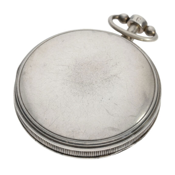 Large Swiss silver skeletonized repeating verge watch Circa 1820 Large Swiss silver skeletonized repeating verge watch Circa 1820