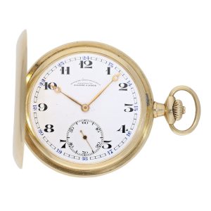 German 14K gold hunting cased lever pocket watch Circa 1920-1925