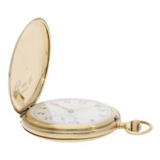 German 14K gold hunting cased lever pocket watch Circa 1920-1925