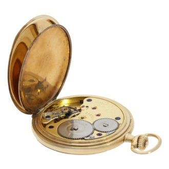 German 14K gold hunting cased lever pocket watch Circa 1920-1925