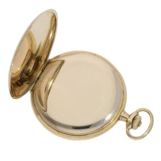 German 14K gold hunting cased lever pocket watch Circa 1920-1925