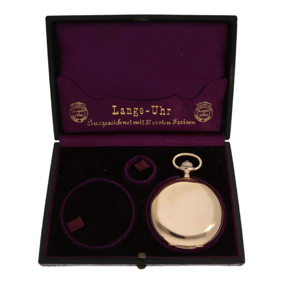 Large German 14K rose gold hunting cased lever Circa 1905 Large German 14K rose gold hunting cased lever Circa 1905