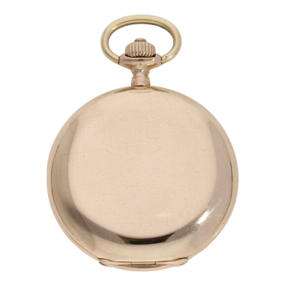 Large German 14K rose gold hunting cased lever Circa 1905 Large German 14K rose gold hunting cased lever Circa 1905