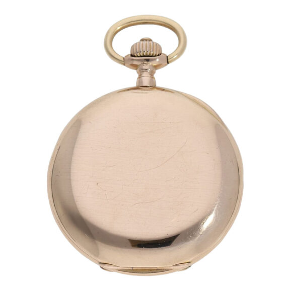 Large German 14K rose gold hunting cased lever Circa 1905 Large German 14K rose gold hunting cased lever Circa 1905