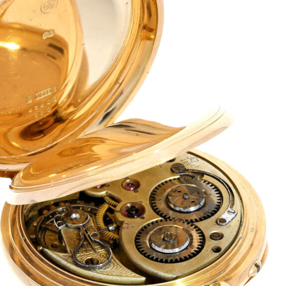 Heavy Swiss 14K gold Masonic precision chronometer Circa 1900 Heavy Swiss 14K gold Masonic precision chronometer Circa 1900