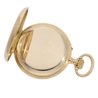 Heavy Swiss 14K gold Masonic precision chronometer Circa 1900