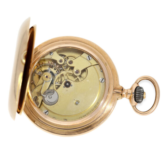 Heavy Swiss 14K rose gold ankerchronometer Circa 1910 Heavy Swiss 14K rose gold ankerchronometer Circa 1910